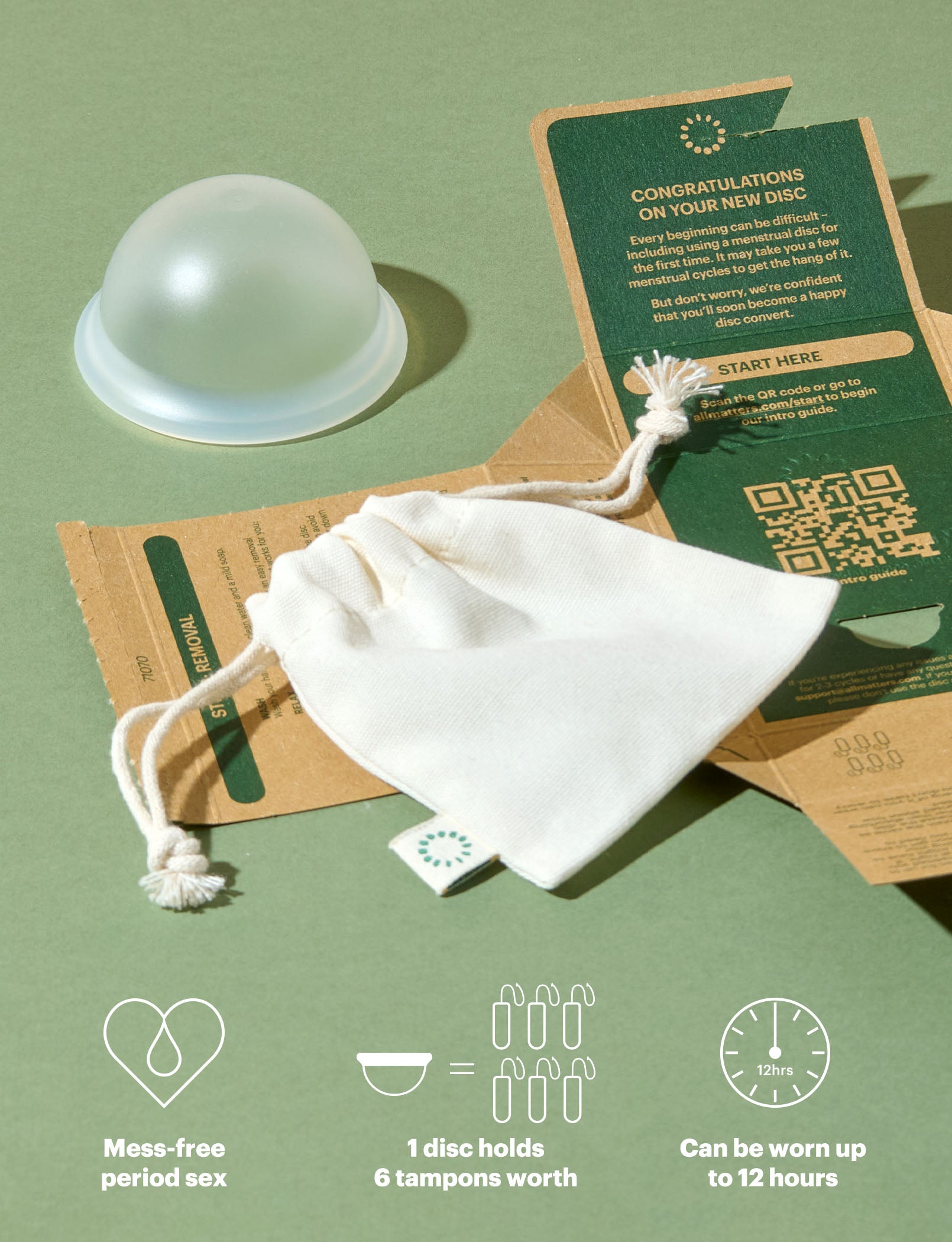 Komplet Menstruationsdisk Bundle