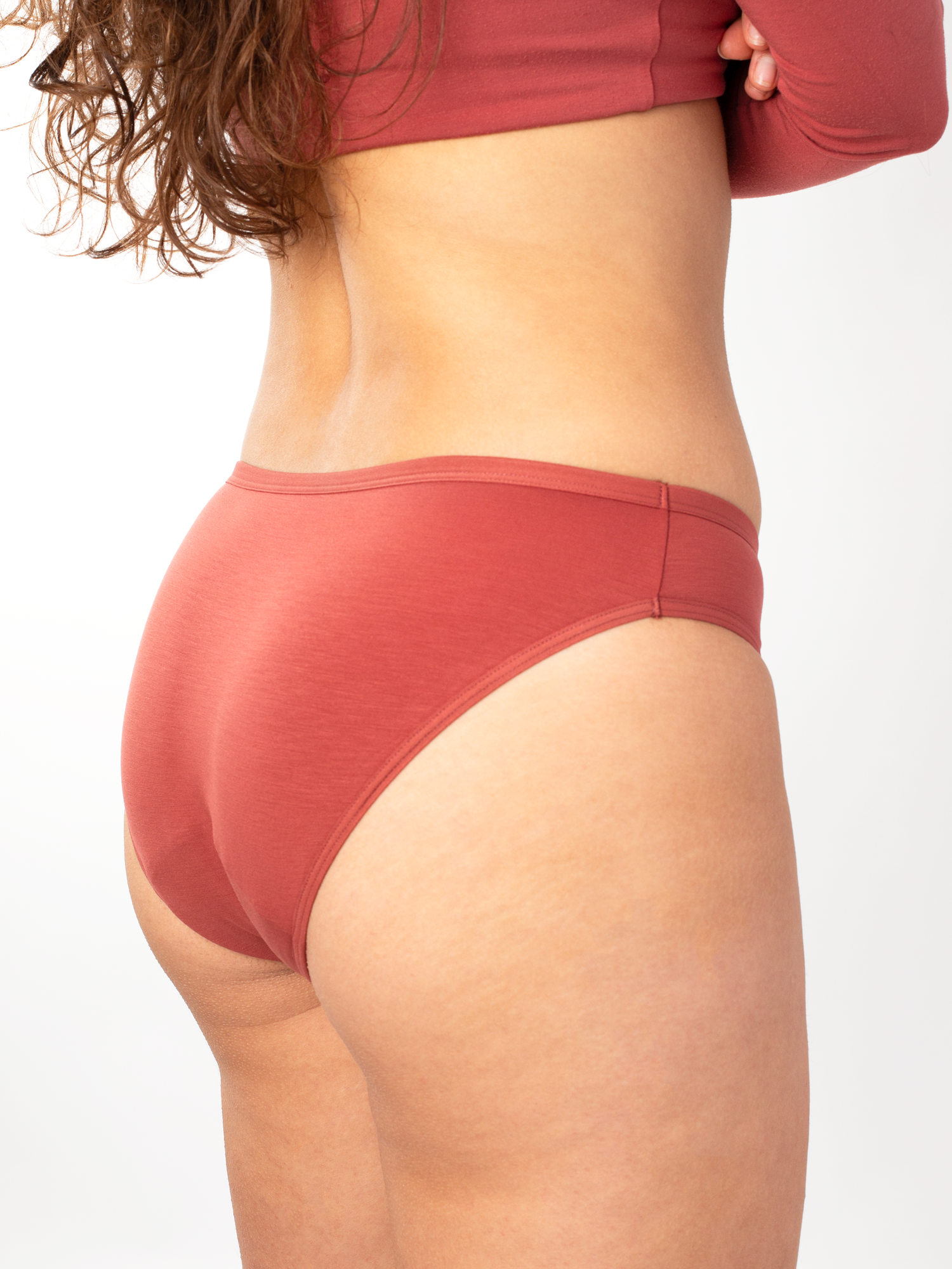 Tencel™ Brief in Red Clay