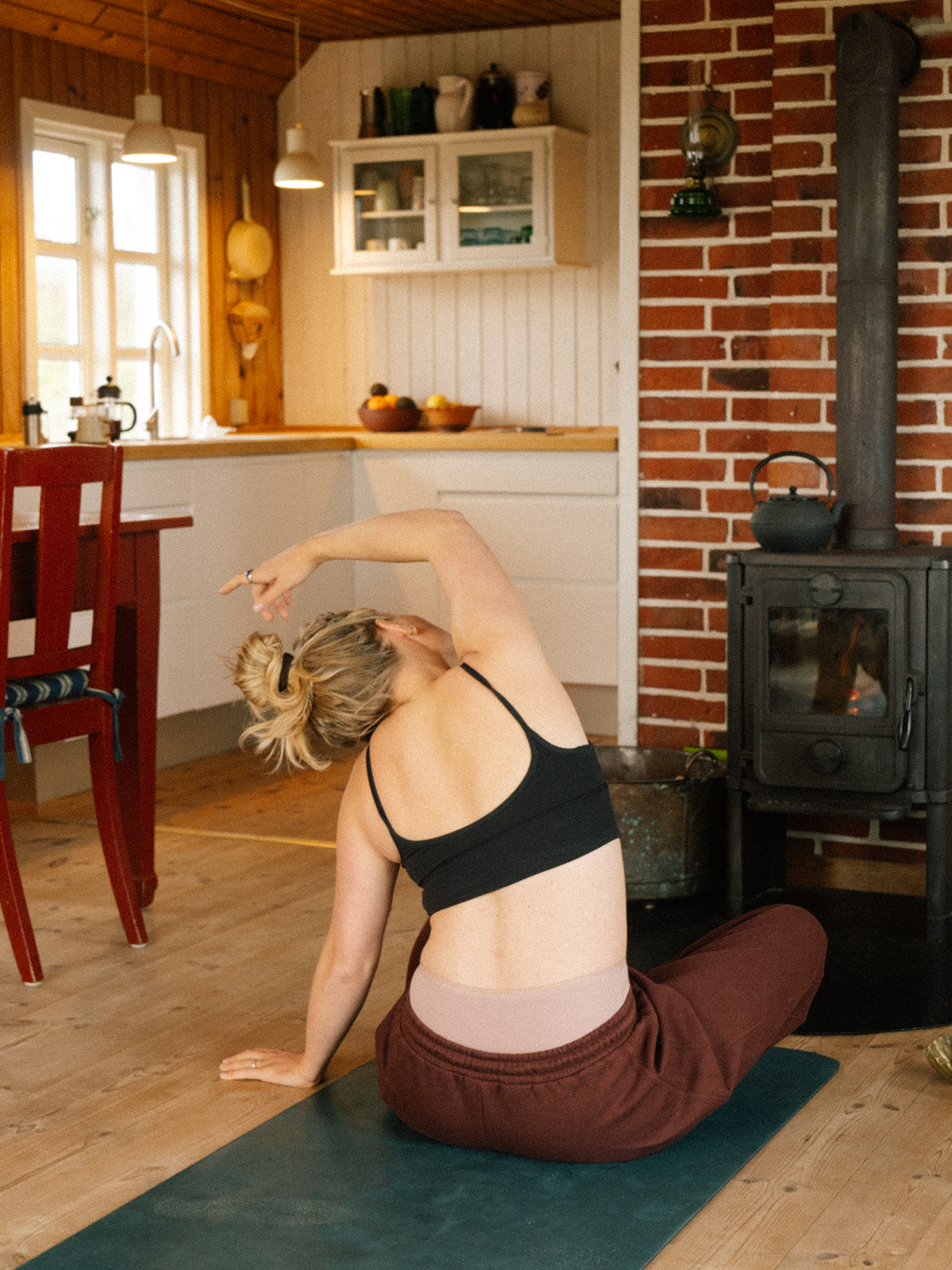 Tencel™ High Waist i Red Clay