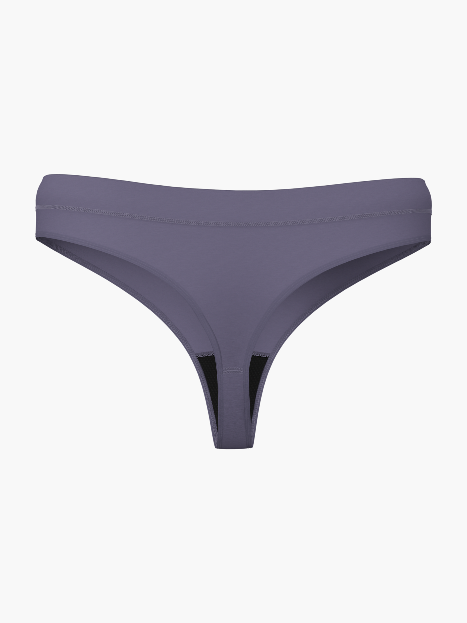 Classic Højtaljet G-streng i Lavender Grey