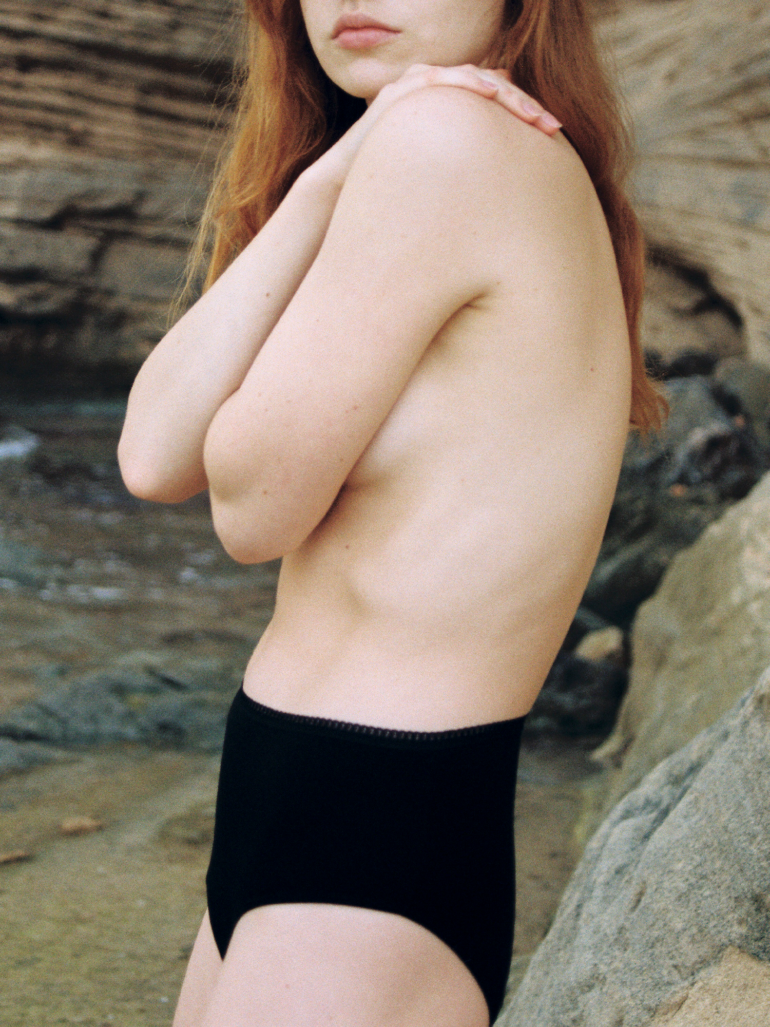 Tencel™ High Waist i Red Clay